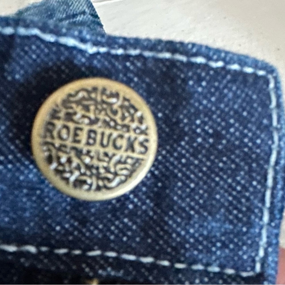 Roebucks Carpenter Jeans
Size 38 x 30 
Blue Denim  
White Stitching